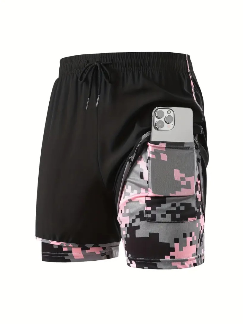 Short Camuflado Negro